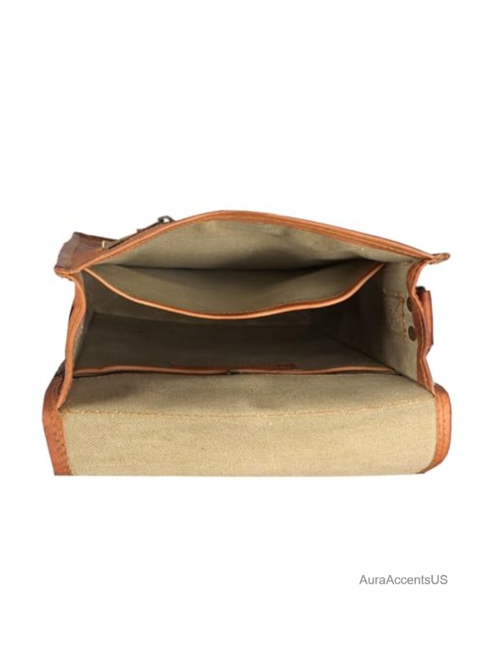 Full Grain Leather Crossbody Messenger Satchel Tablet Bag 11 Inch Adjustable - Picture 3 of 6